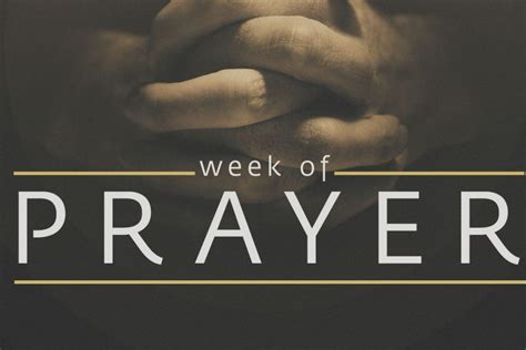 week of prayer 2024